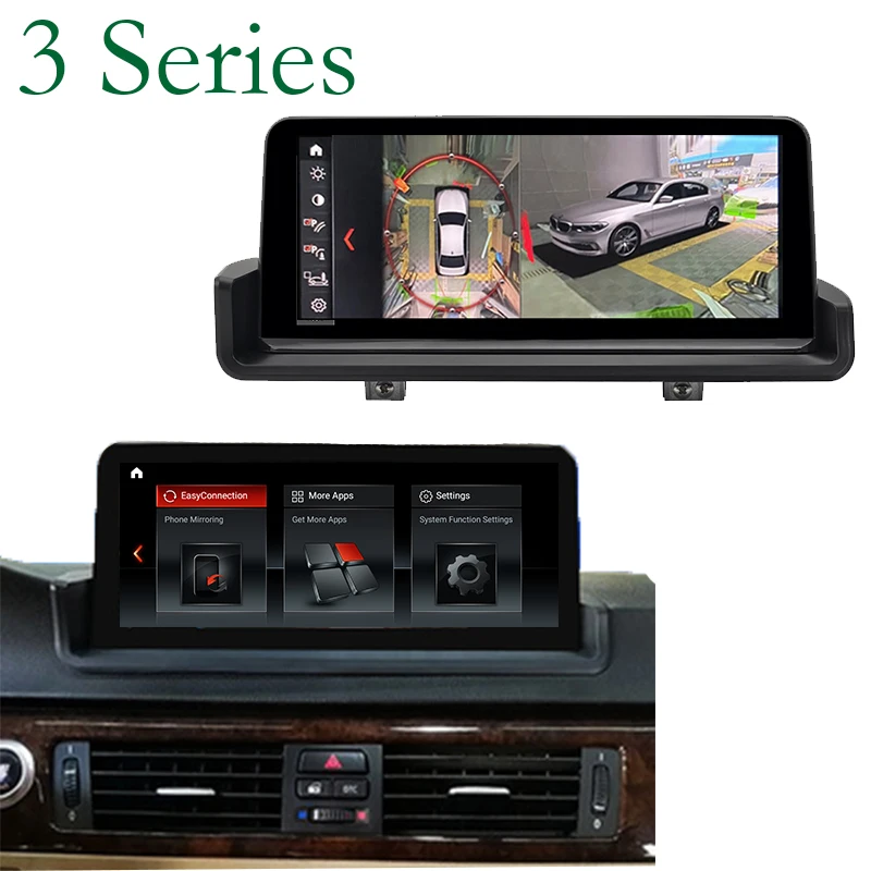 

Car 4G Multimedia GPS Audio Radio Stereo For BMW 3 Series 2009~2012 CarPlay WiFi TPMS For CIC Navigation 360 View