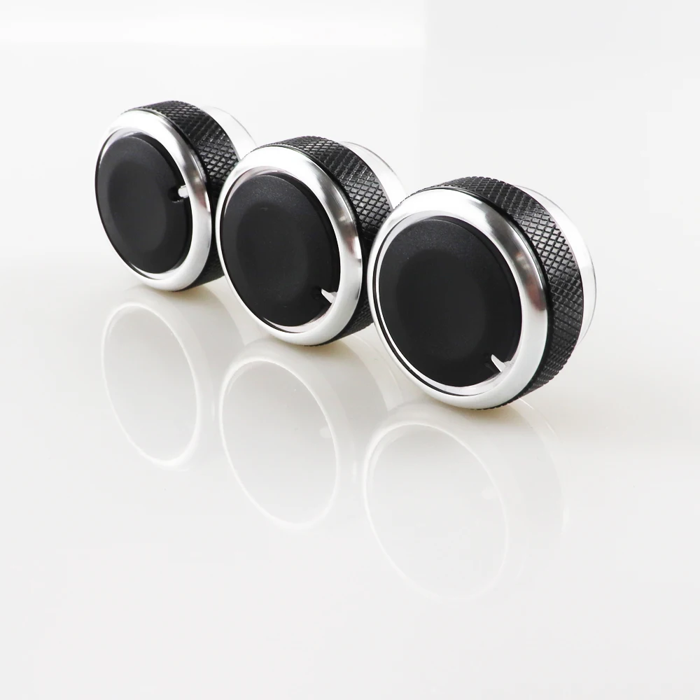 Черная ручка переменного тока для автомобиля 3 шт./компл. алюминиевый сплав