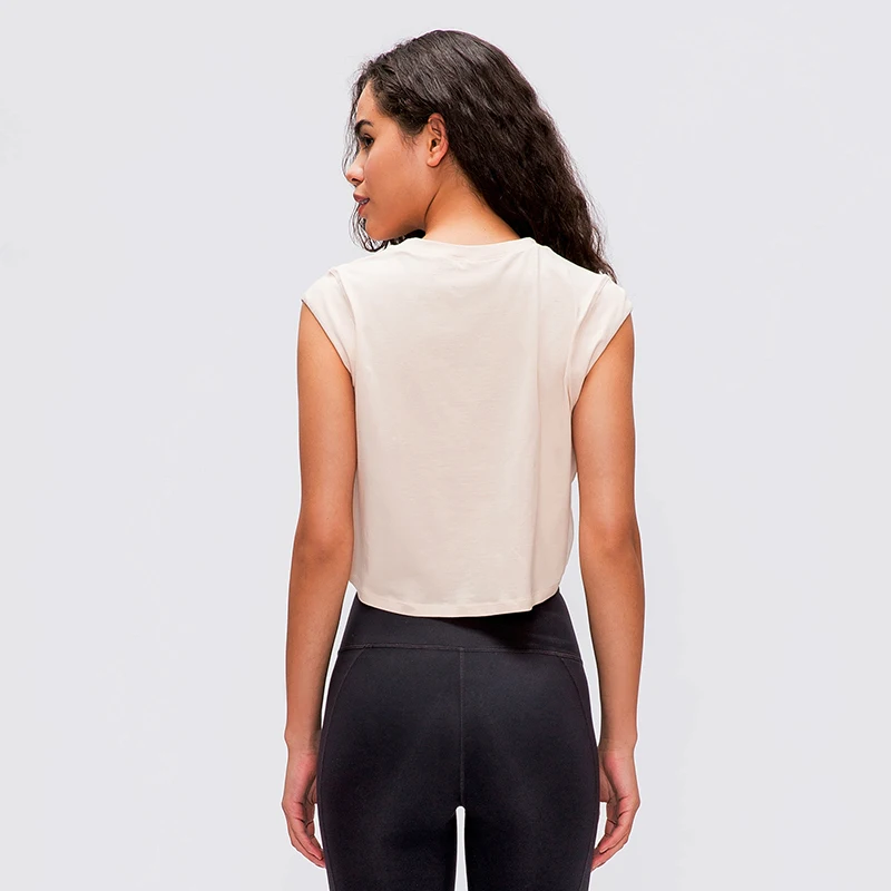 Кроп-Топ женский для бега и занятий йогой однотонный | Спорт развлечения