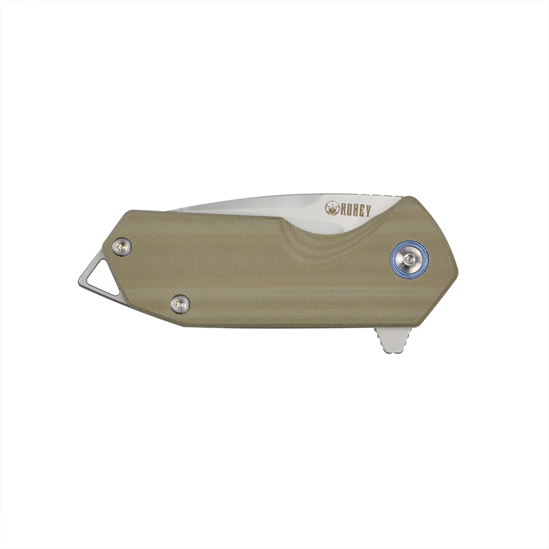 KUBEY KU203 EDC Флиппер нож, лезвие Tanto D2 и Ручка G10 Открытый складной нож с металлическим карманным зажимом для кемпинга пеших прогулок