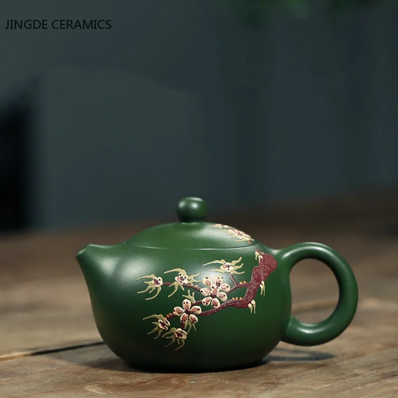 200 мл китайский ручная роспись сливовый узор исинский чай Фиолетовый Глиняный