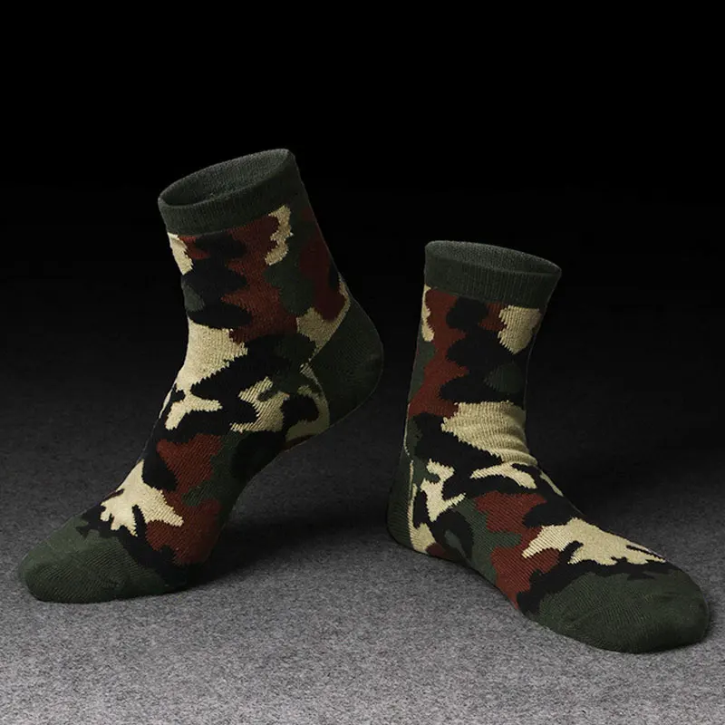 

Fashion Men's Socks Cotton Winter Warm Casual Dress Socks Print Camo Ankle A0N4
