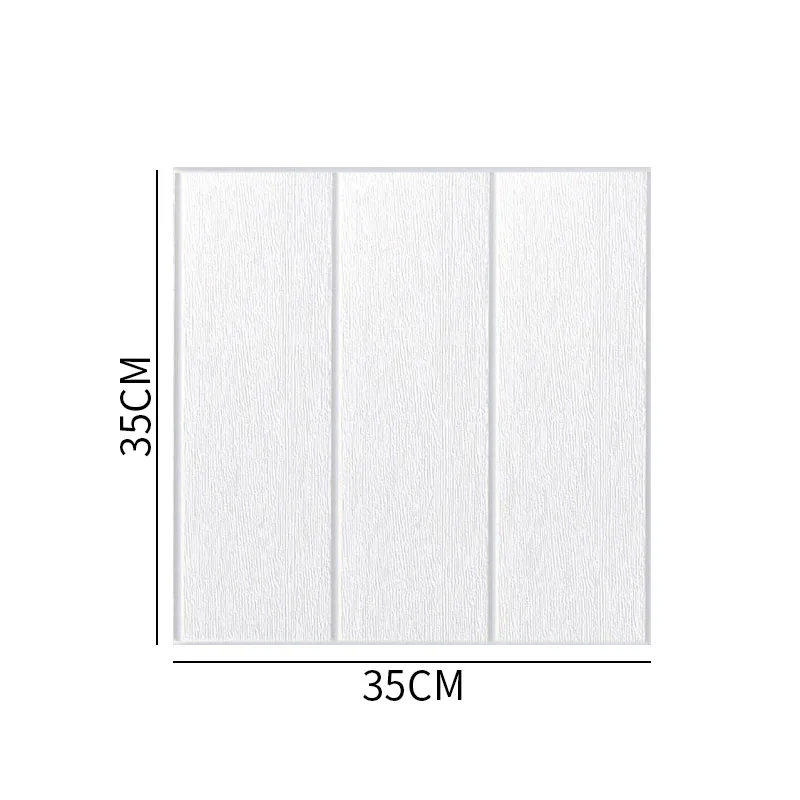 10pcs 3D Wall Sticker Original Wood Grain Simulation Bedroom Decoration Waterproof Self Adhesive Wallpaper For Home |