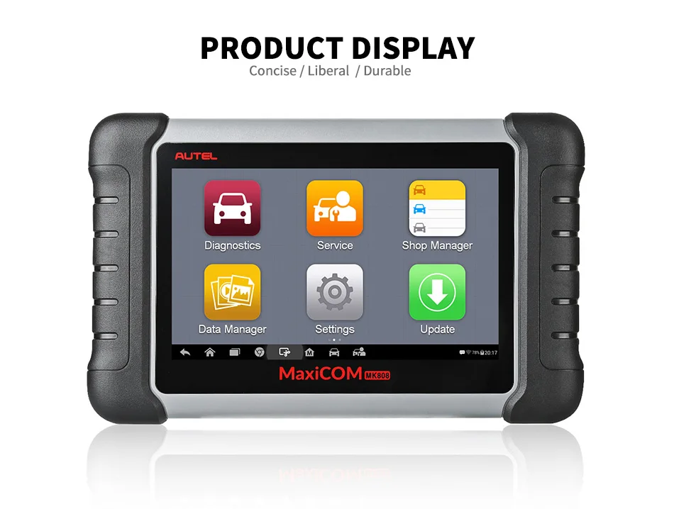 autel MaxiCOM MK808 автомобильный диагностический инструмент вся система OBD2 диагностический инструмент Автомобильный сканер Авто Код считыватель сканирующие инструменты