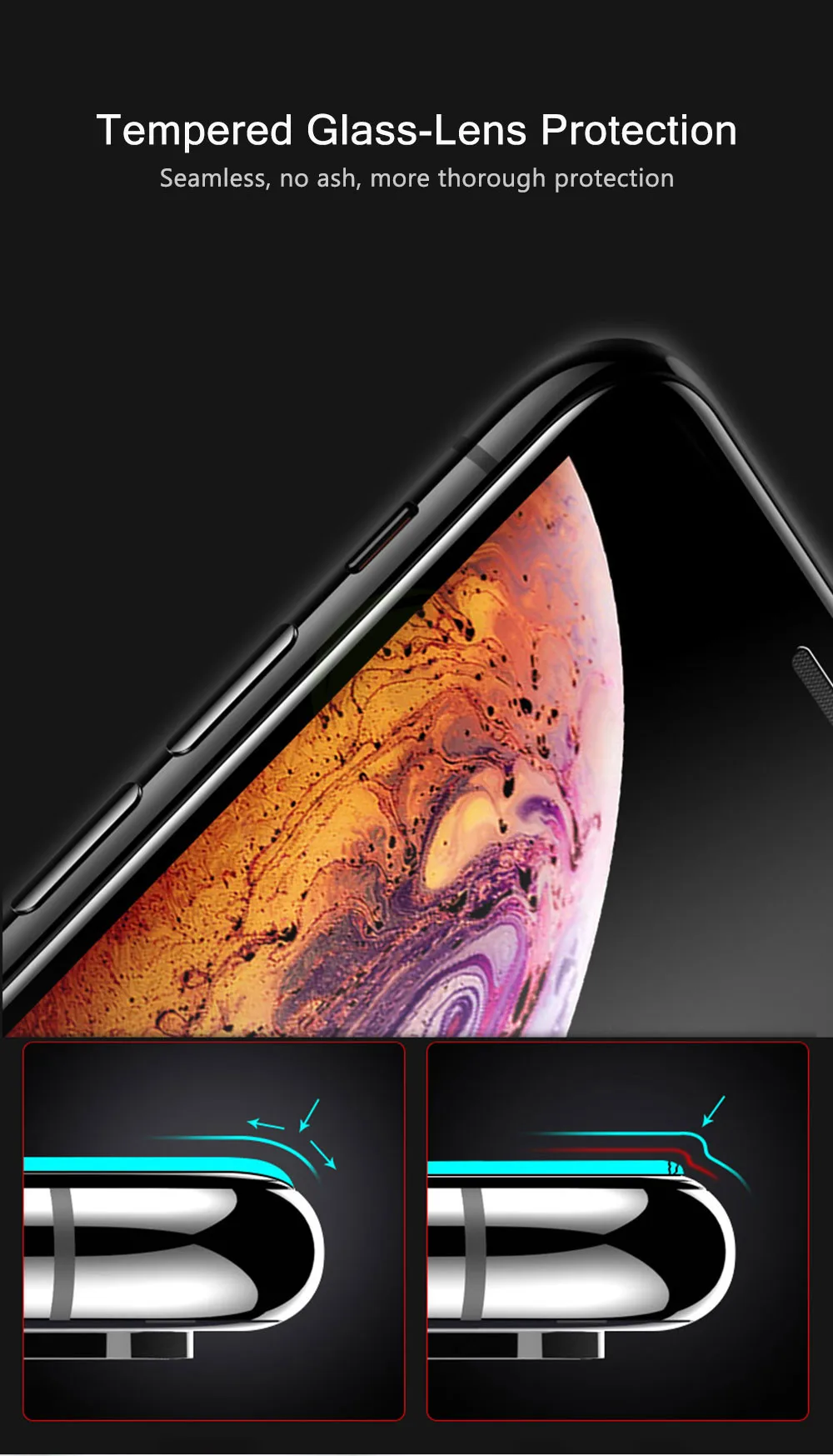 Keajor закаленное стекло для iPhone 11 защита экрана против царапин полное покрытие экрана стекло пленка для iPhone 11 Pro Max стекло