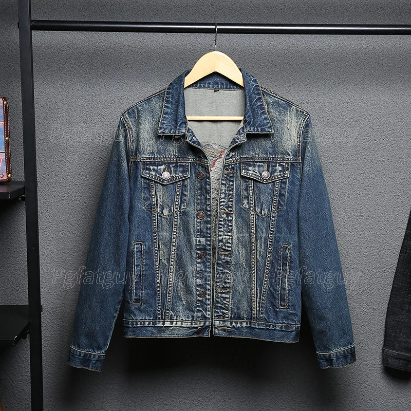 2020 Новый Для мужчин Slim Fit джинсовая куртка и штаны 2 предмета в комплекте с