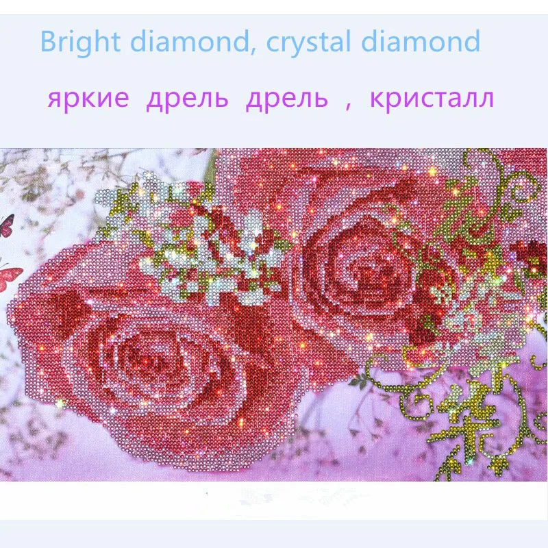 2018 new arrived crystal diamond painting tiger flower tree cross stitch kit embroidery resin drill mosaic pattern | Дом и сад