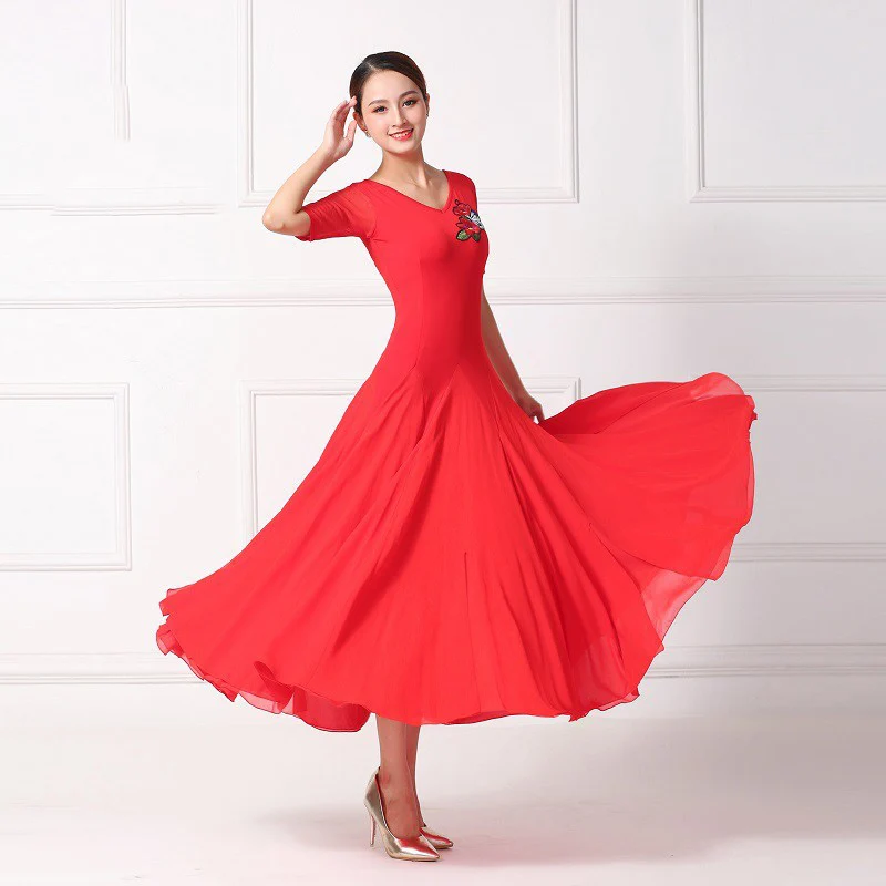 High Quality New Ballroom Dance Competition Dress Standard Dresses Modern Costume Women Waltz | Тематическая одежда и