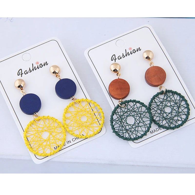 2020 модные роскошные простые большие круглые серьги женские Модные полые