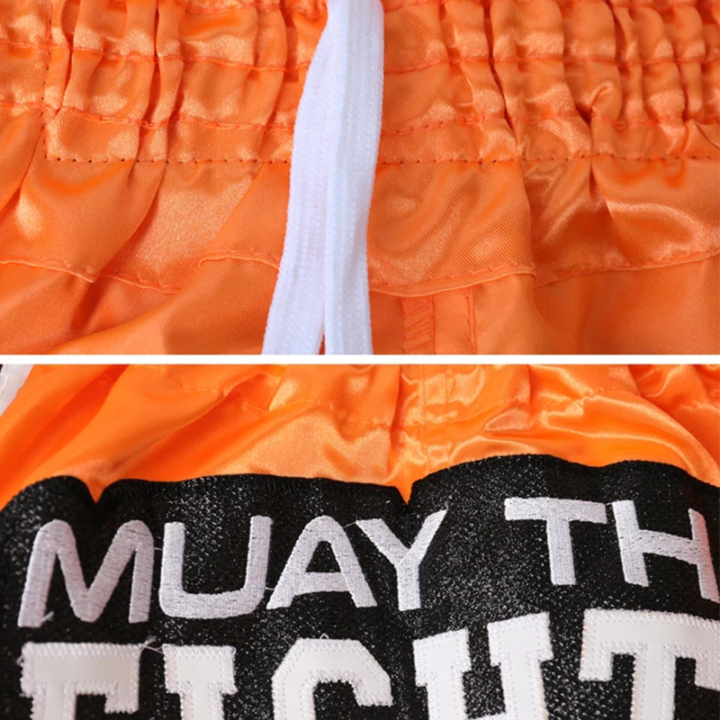 Шорты Muay Thai мужские с вышивкой спортивные бойцовские шорты для фитнеса