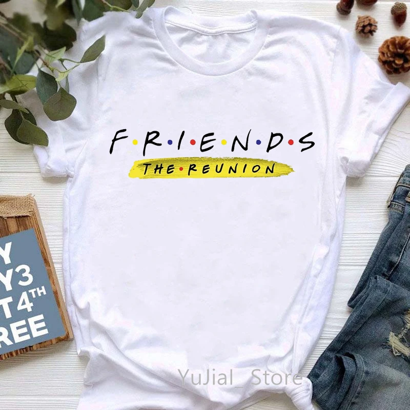2021 &quotЛучшие друзья&quot в revnion женская футболка с надписью ТВ шоу friends (друзья