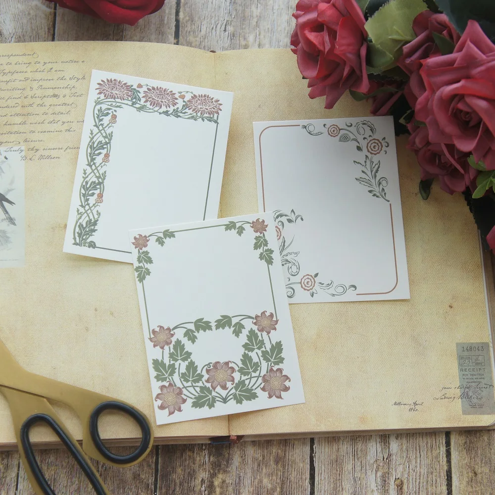 30 шт. DIY дикая растительная рамка бумага для творчества бумажный фон скрапбукинга