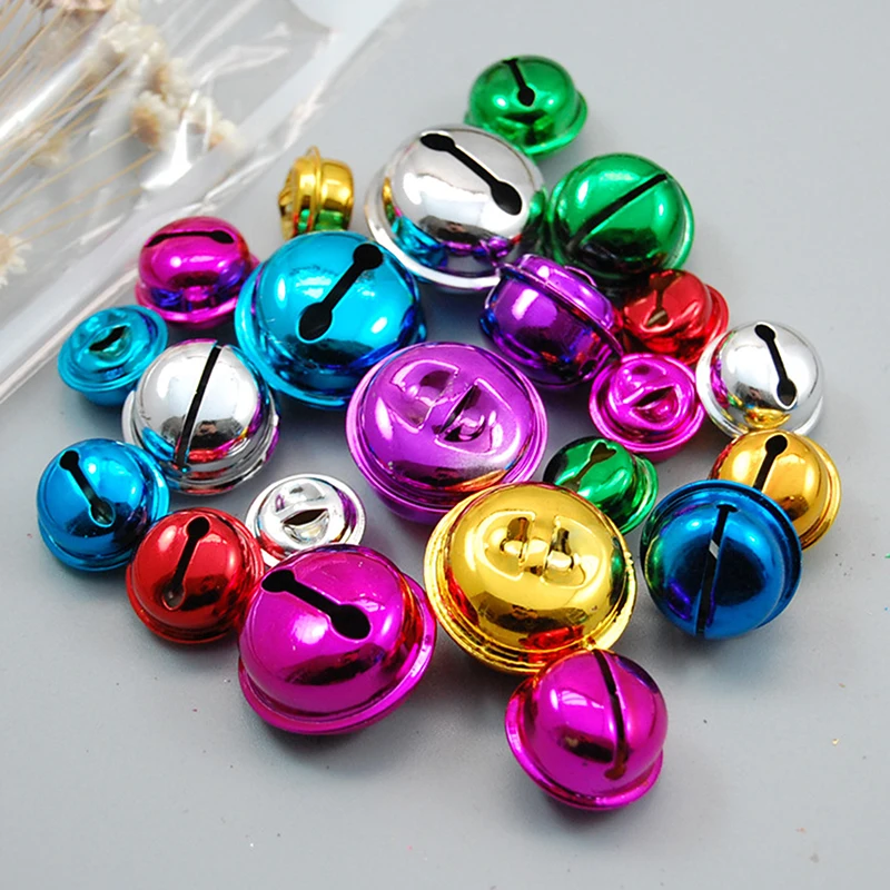 

50pcs 20mm Mixed Color Gingle Bells DIY Pets Toys Handmade Crafts Ornaments Christmas bell Decoration