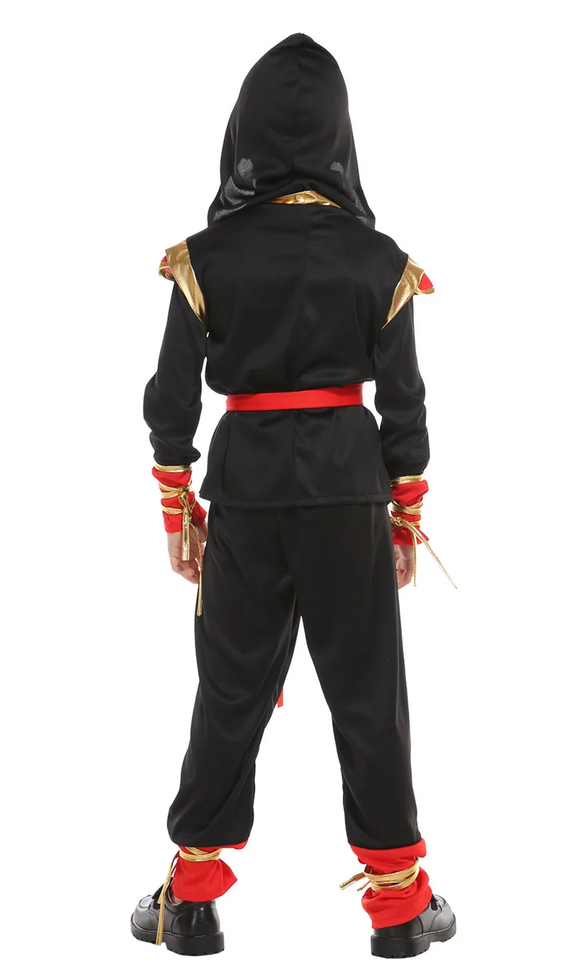 Детский костюм ниндзя нарядное платье Вечерние НКИ на Хэллоуин для детей косплея