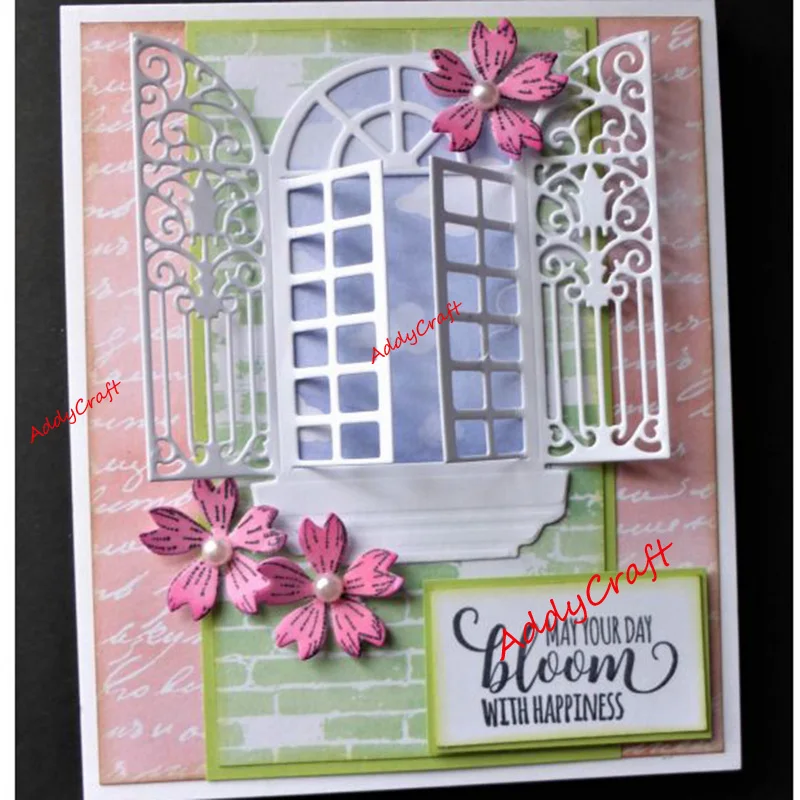 Металлические пресс формы для окна фона скрапбукинга бумаги рукоделия ножа