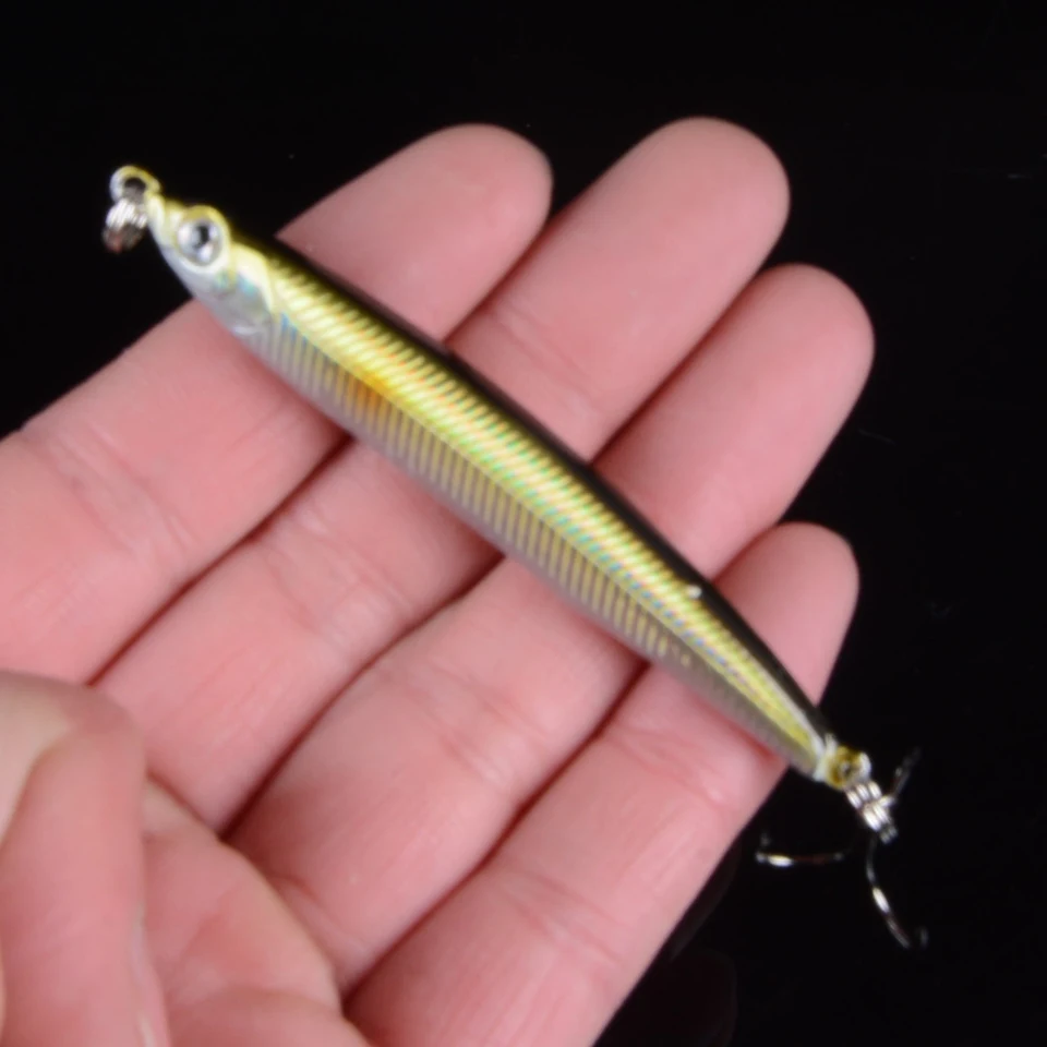 TQEXSZ 1 шт. приманка для рыбалки Карандаш воблер с 6 # крючками плавающая твердая