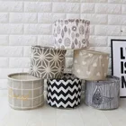 Маленькая складная корзина для хранения грязных вещей и мусора