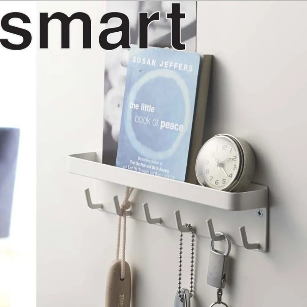 

Adhesive Hooks For Door Hanging Made Of Solid Wood Painted Finish Easy Installation Space Saving