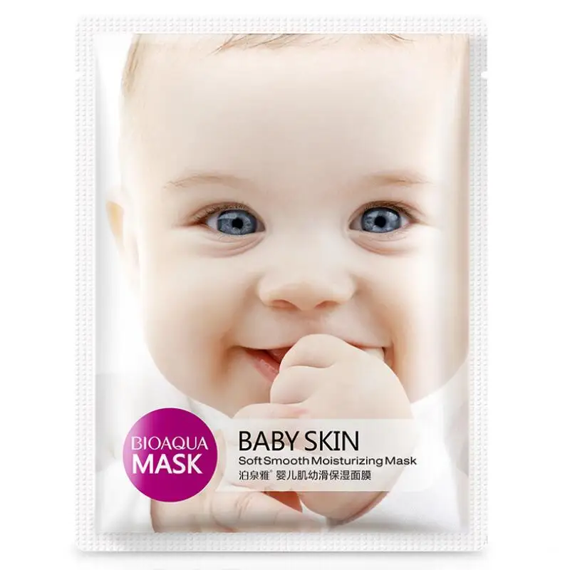 Маска для лица BIOAQUA Baby плавное увлажнение отбеливающая маска контроля жирности
