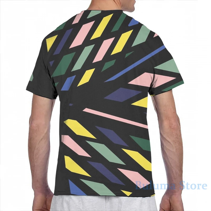 Футболка Mondrian с абстрактным принтом для мужчин и женщин модный топ коротким