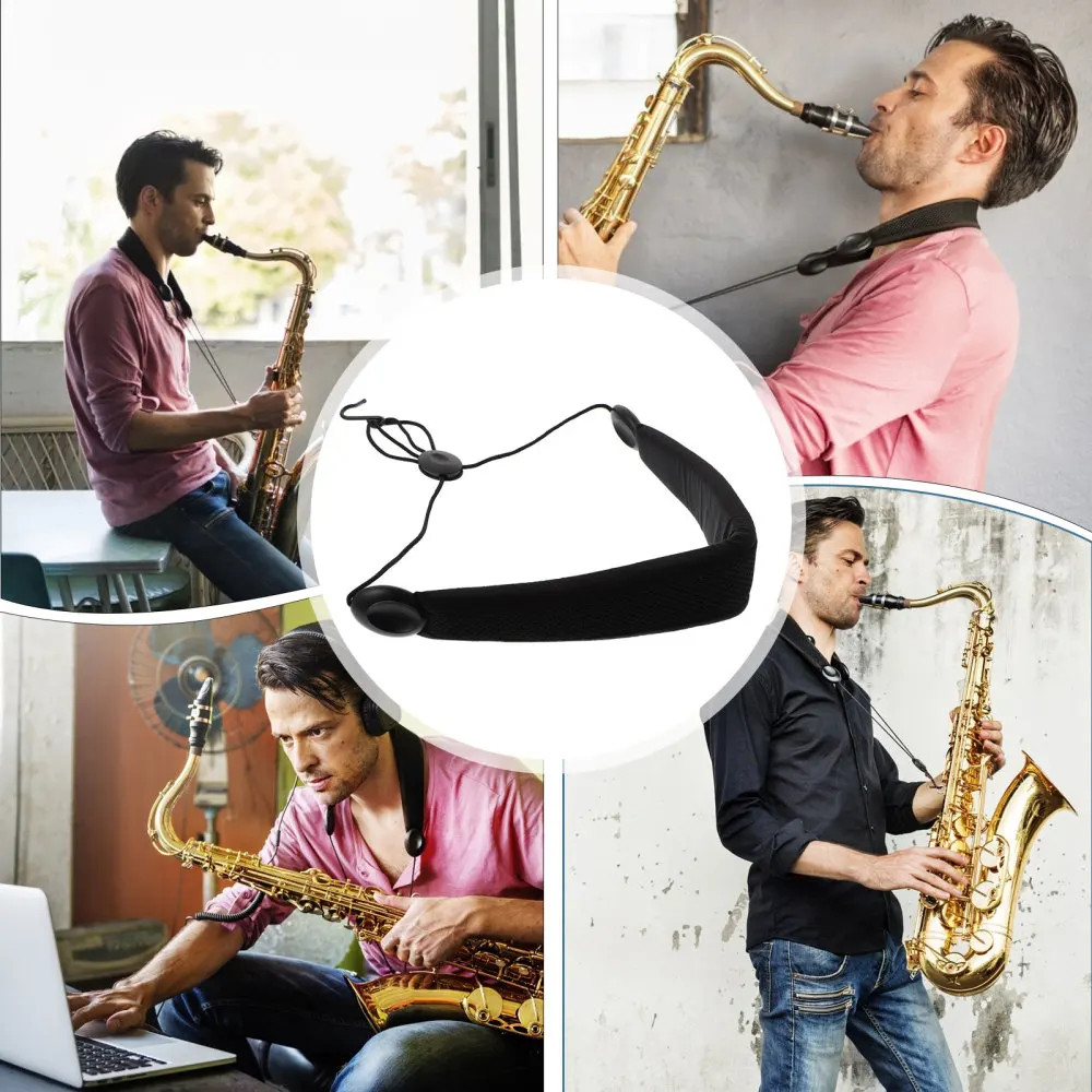 

1pc Sponge Saxophone Shoulder Strap Saxophone Accessory Fixing Neck Strap