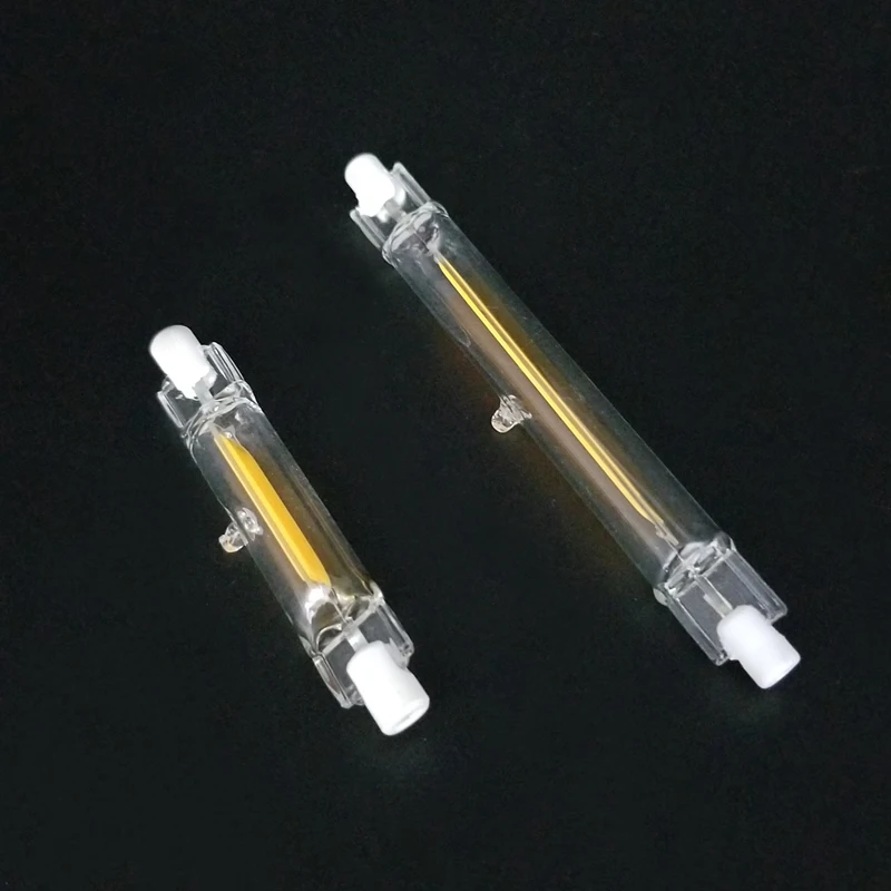 

LED R7S 78mm 15W 20W R7S High Powerful Spotlight 118mm 30W 40W AC 220V 240V COB Lamp Bulb Glass Tube Replace Halogen Lamp Light