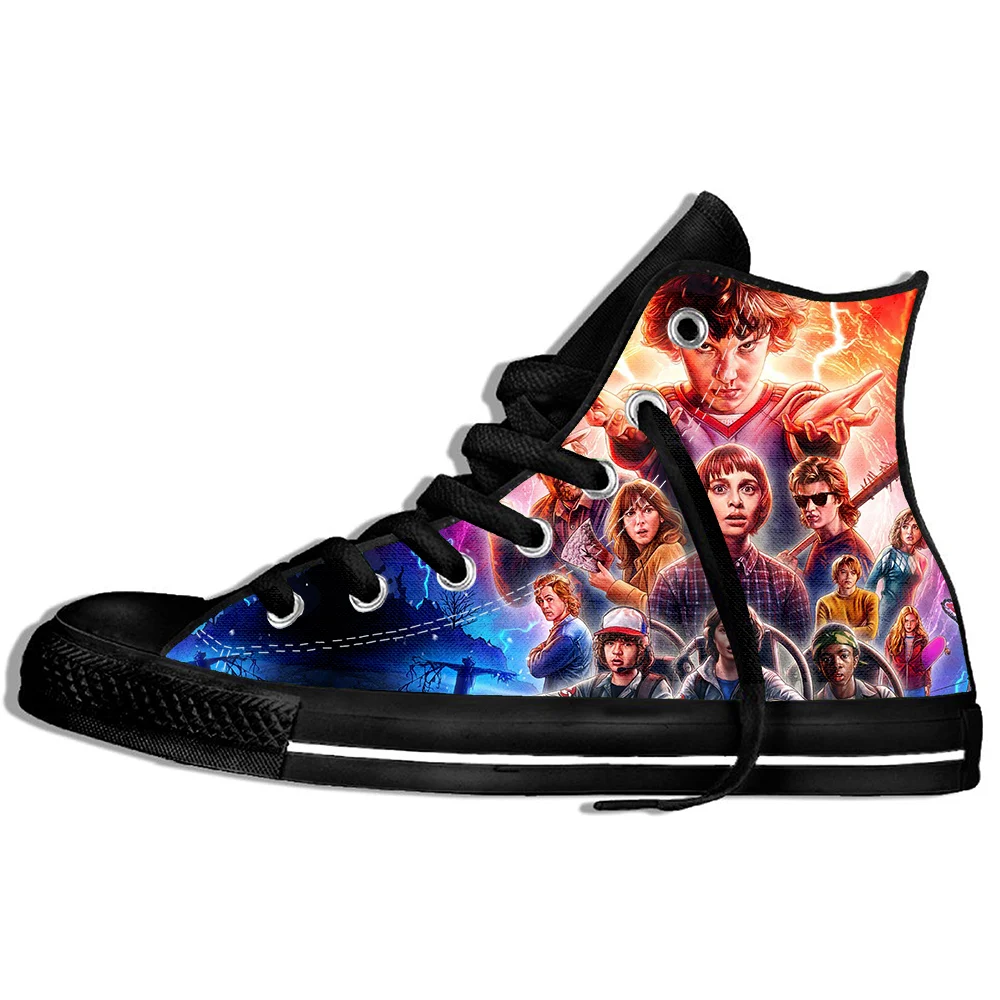 2019 модные забавные мужские кроссовки с принтом странные вещи мужская