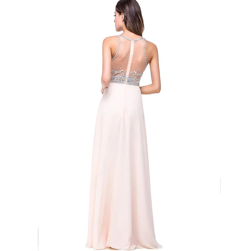 Платье с воротником хомутиком женские вечерние длинные платья для работы Размер