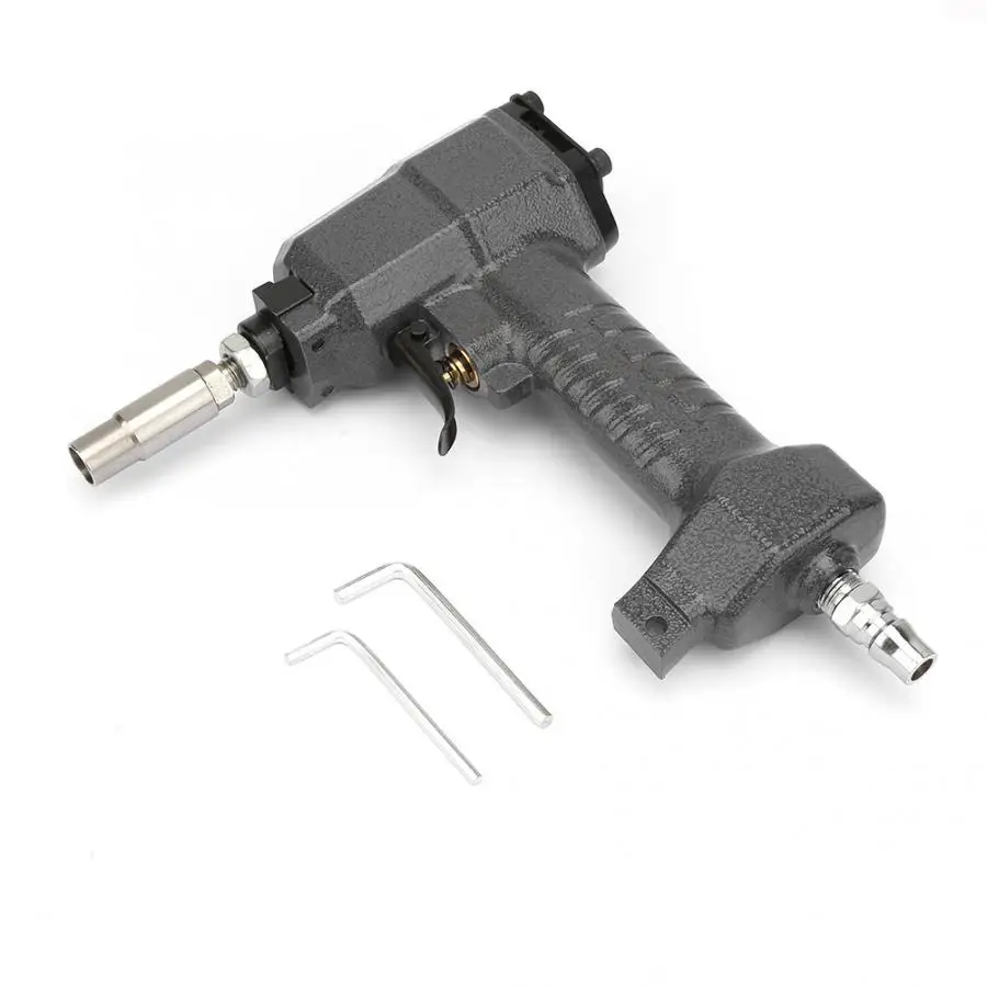 Пневматический воздушный степлер 1/4 &quot Nailer тонкий инструмент мебель синий