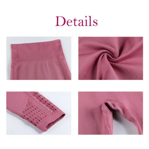 

Seamless High Waist Athletic Gym Sport Leggings Women Tummy Control Workout Fitness Flexible Nylon Pants