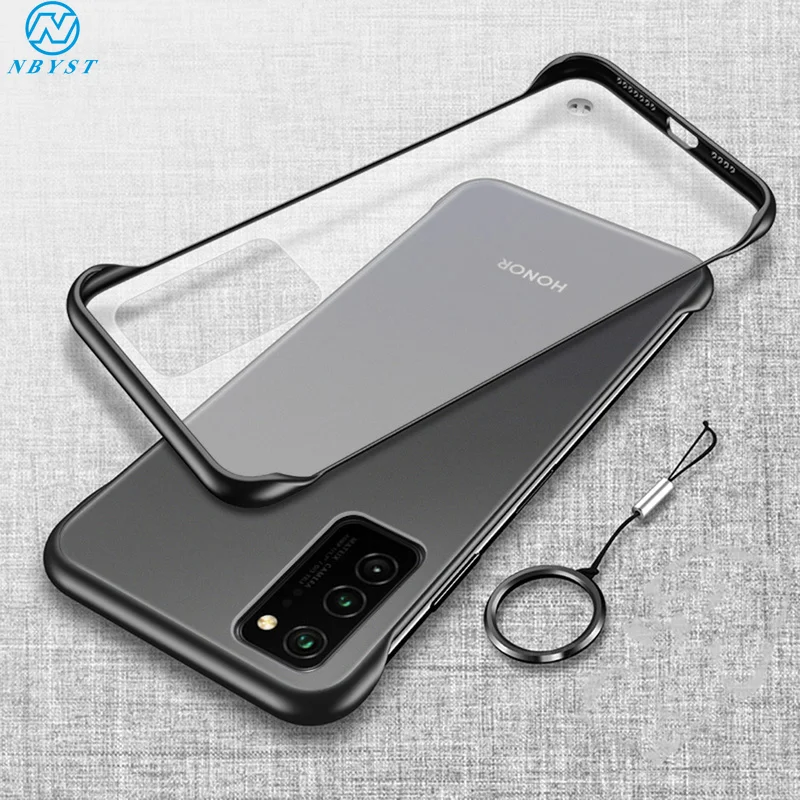 Матовые противоударные Чехлы без оправы для телефонов Huawei P40 Lite P30 P20 Pro 2020 Honor 30S Nova