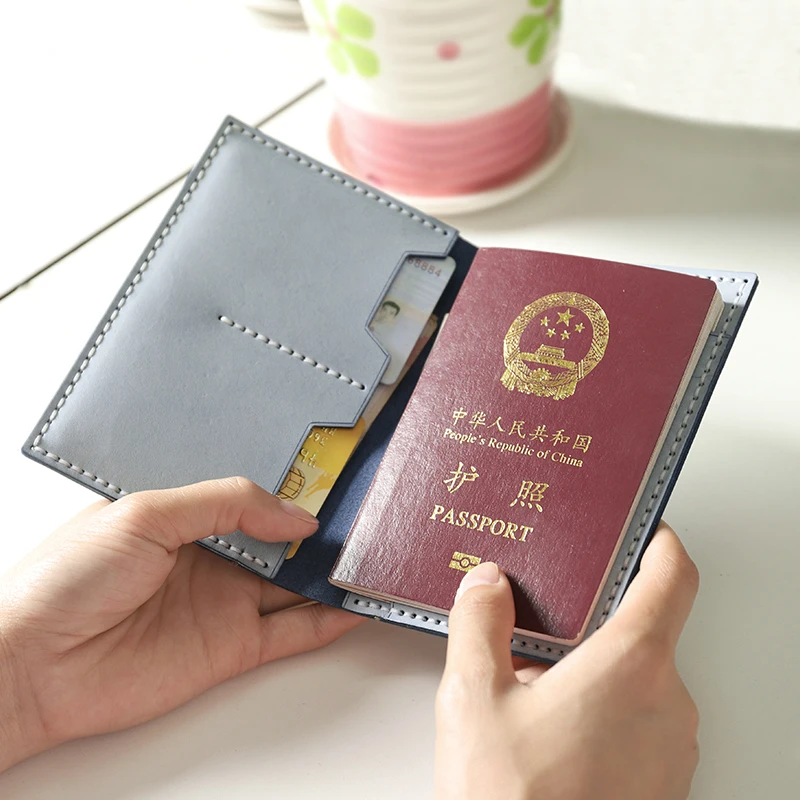 Обложка для паспорта и документов многофункциональный кожаный чехол ручной
