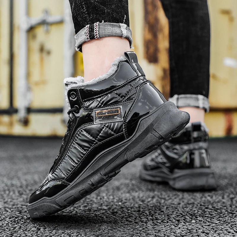 

Popular Men Casual Shoes Designer Young Casual Men Shoe High Top Walking Shoes For Mens With Fur Adult Casual Shoe Size 39-44