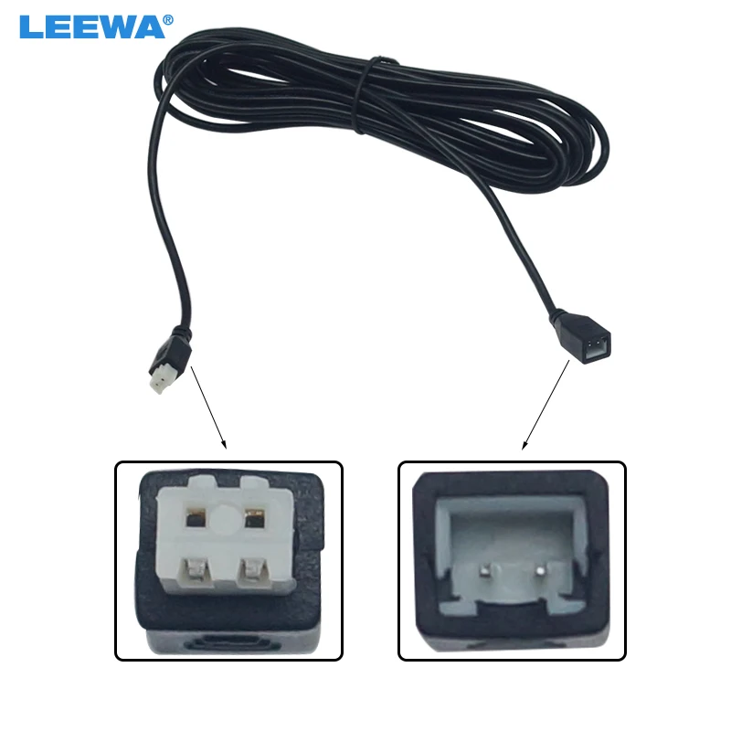 LEEWA 5 5-метровый 2-контактный фотокабель для автомобильного датчика парковки # CA1766 |