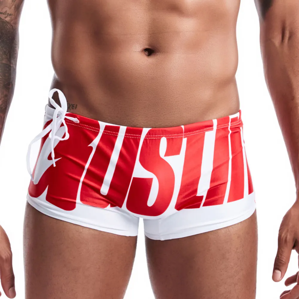 Брендовые плавки ming с низкой талией для геев мужские шорты плавания пикантная