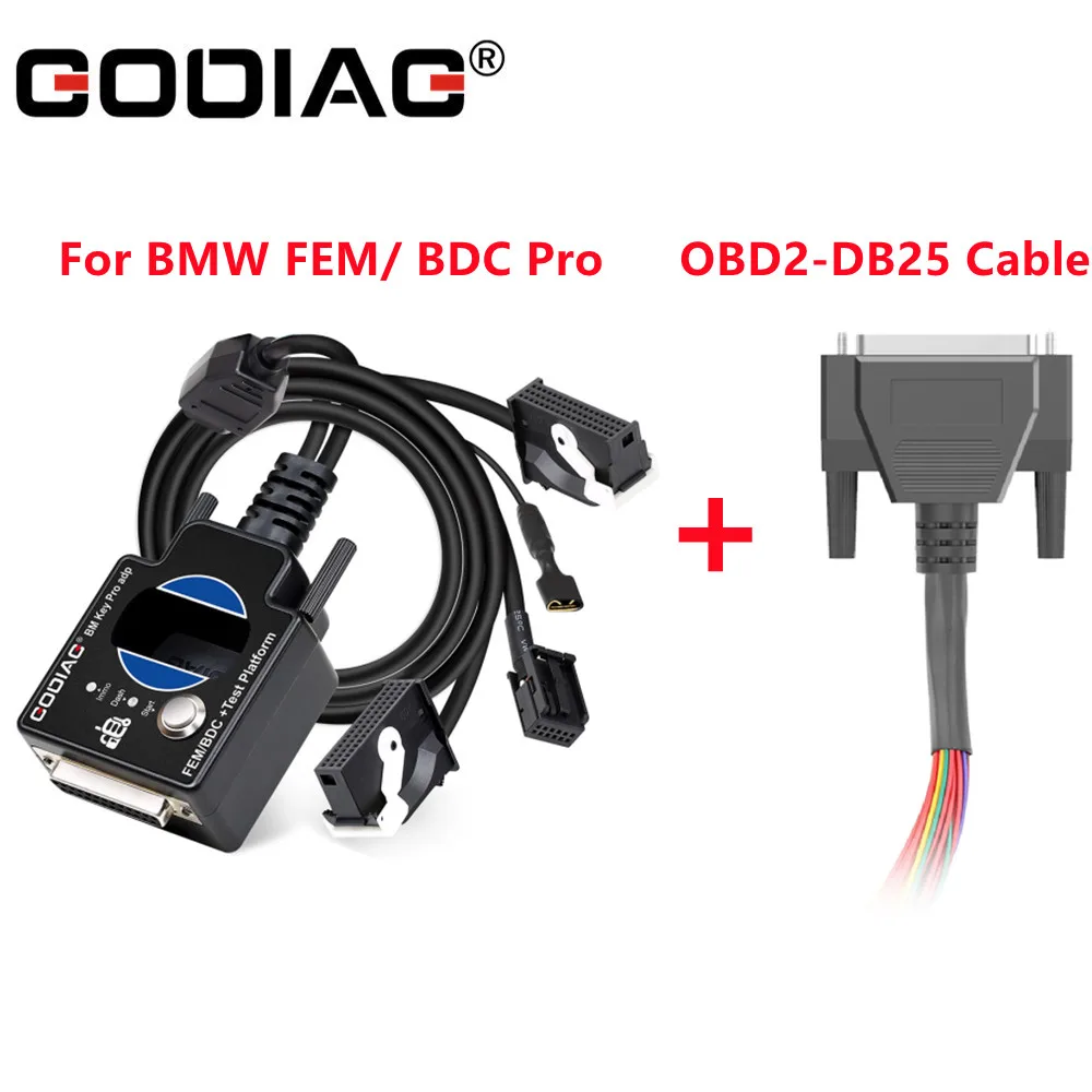 GODIAG тестовая платформа kEY Pro адаптер для BMW FEM/ BDC Программирование с кабелем OBD2 к