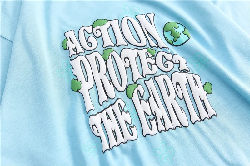 

Harajuku Tshirts Cartoon AGITON Short Sleeve Tees Shirts Streetwear Hip Hop Fashion Casual Cotton Loose Tops