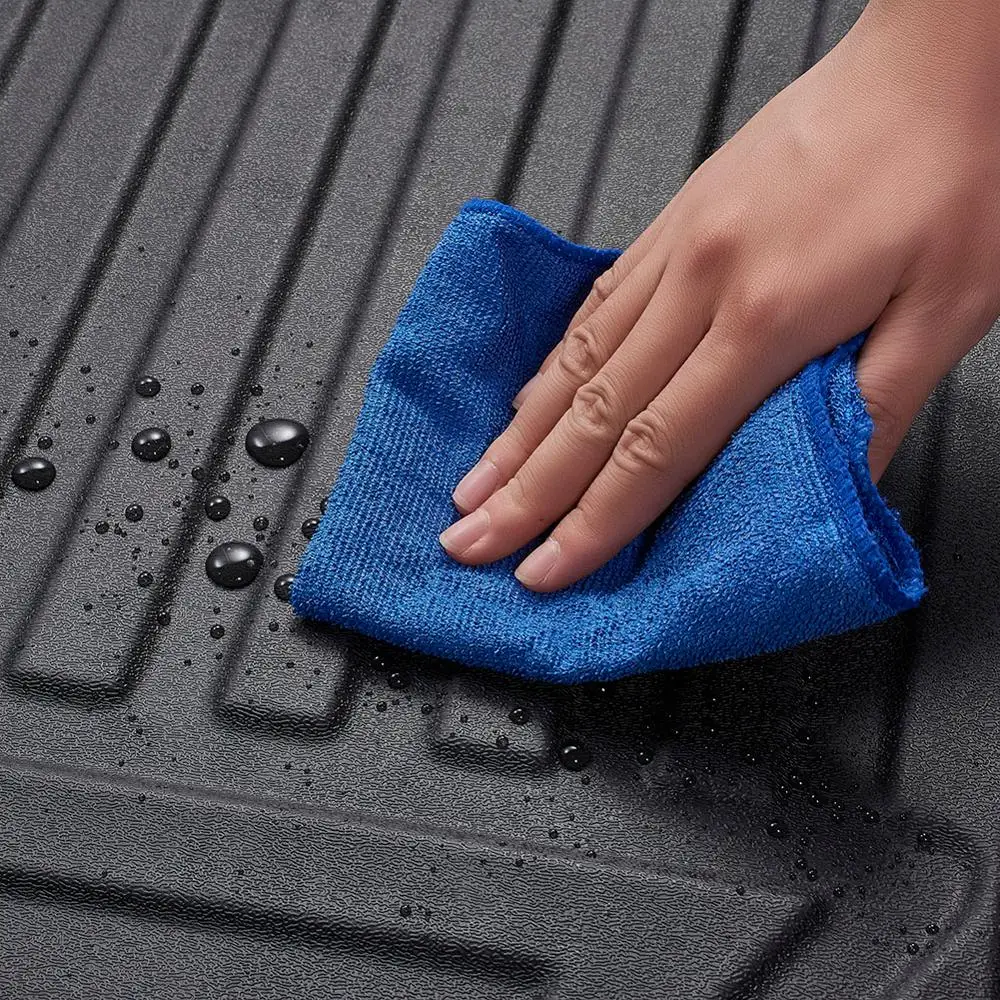 Черный резиновый коврик для багажника задний напольный лоток груза