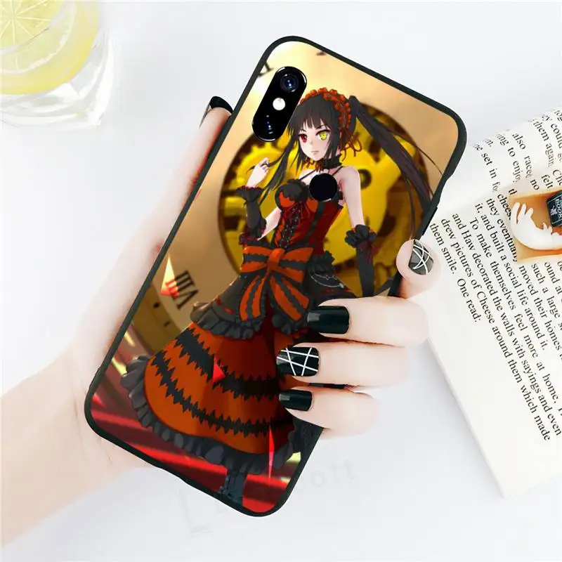 

Date a live Tokisaki Kurumi anime Phone Case For Xiaomi Redmi note 7 8 9 t k30 max3 9 s 10 pro lite