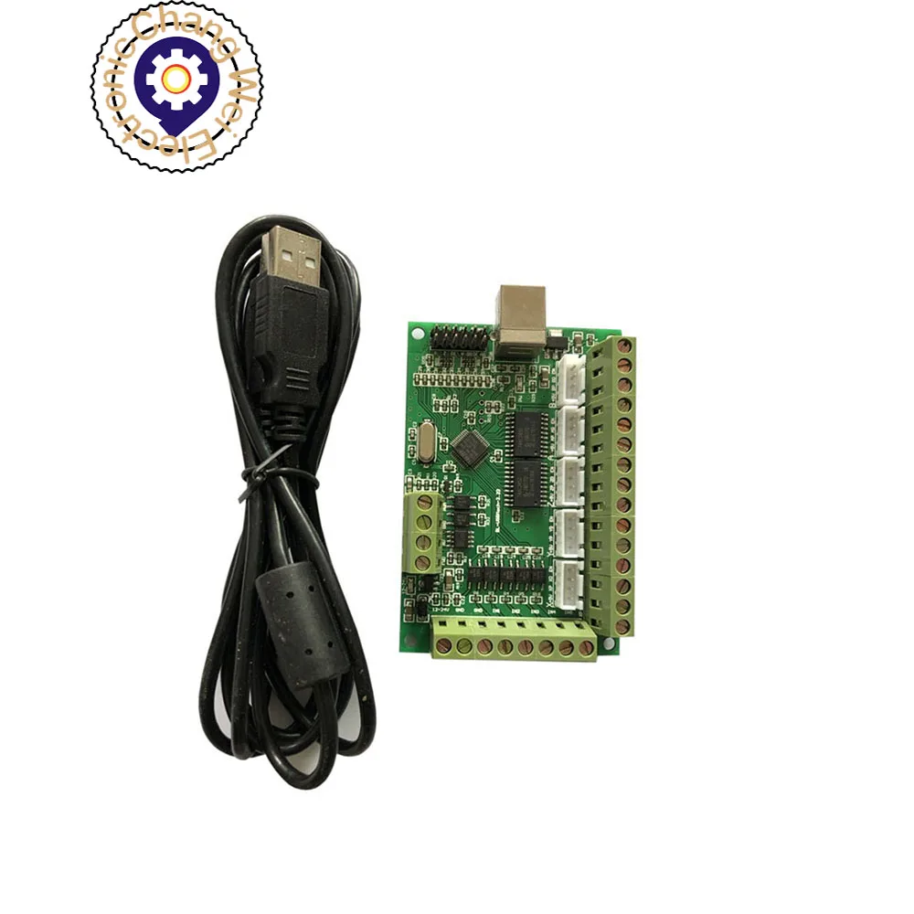 USB-интерфейсная плата MACH 3 Green 5 Axis100Khz CNC карта управления движением для