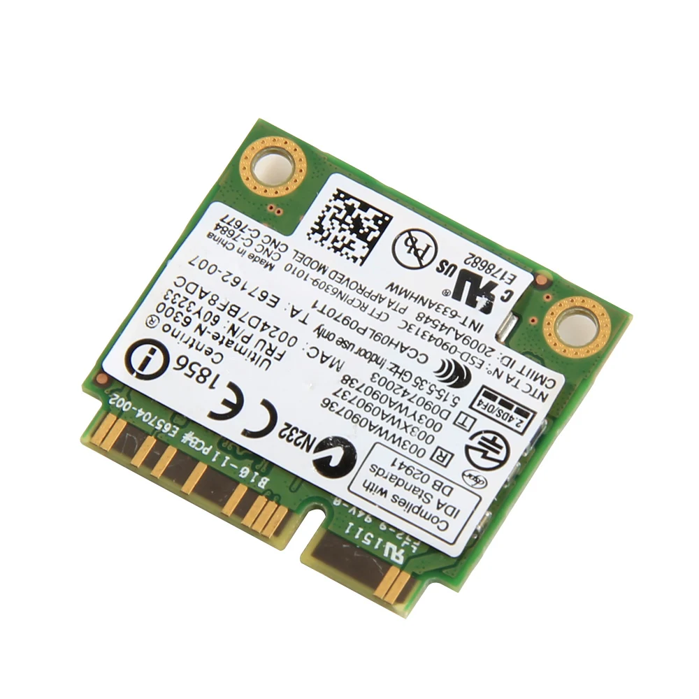Двухдиапазонная 450 Мбит/с 633ANHMW Mini PCI E беспроводная Wi Fi сетевая карта для ноутбука