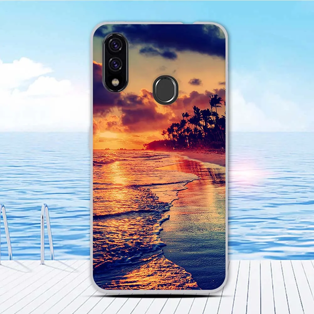 Для zte Blade V10 чехол для телефона Тонкий силиконовый чехол с рисунком ТПУ задняя защитная крышка для zte Blade V10 Vita Funda Bumper
