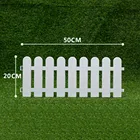 Белый ПВХ пластиковый забор в европейском стиле для сада, подъездных ворот, Рождественская елка TS1