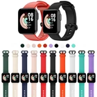 Силиконовые умные часы, запасные части, спортивные наручные часы для Xiaomi Mi Watch LiteRedmi ремешок, умные браслеты, аксессуары
