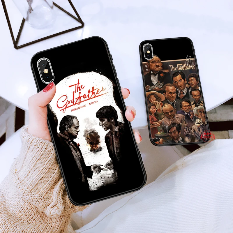 Модный силиконовый чехол Godfather для iPhone 5 5S 6 6S Plus 7 8 11 Pro X XS Max XR |