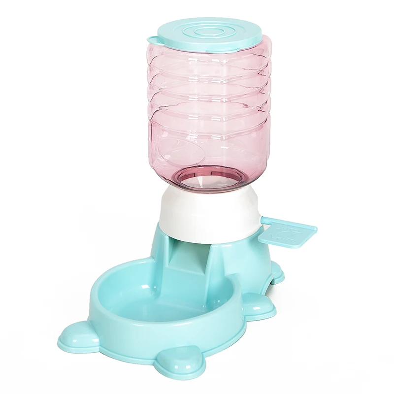 Практичный автоматический питатель для домашних животных большой емкости