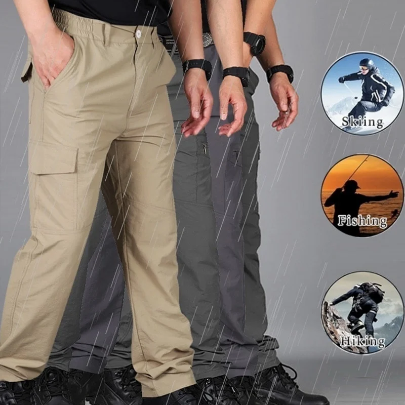 

Tactical Pants Men Lightweight Breathable Army Military Style Loose Long Trousers Autumn Quick Dry Tin Casual Cargo Pants Bottom