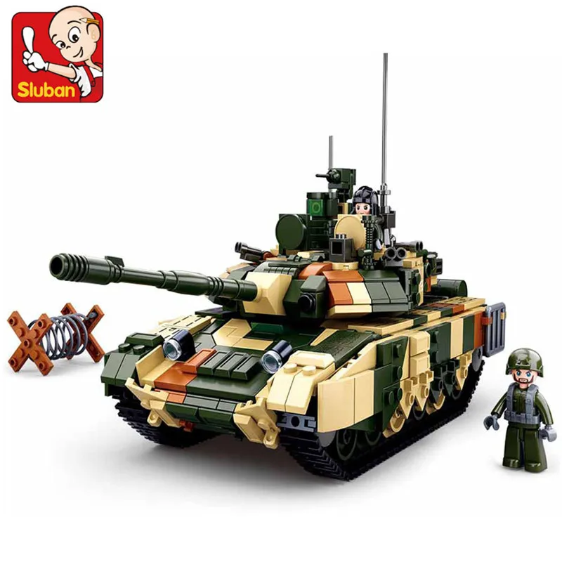 

758Pcs WW2 Military T90MS Main Battle Tank Vehicle Model Bricks Building Blocks Sets Army Educational Kids Toys Birthday Present