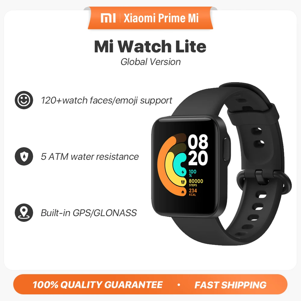 Умные часы Xiaomi Mi умные с GPS фитнес трекером пульсометром и монитором