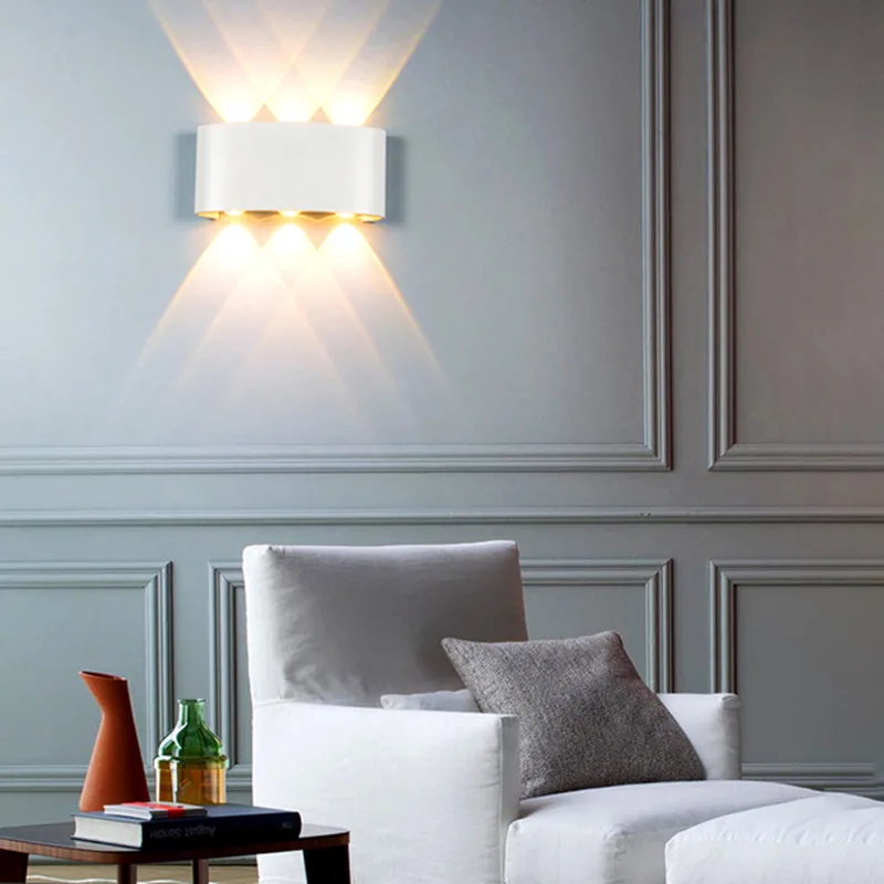 Светодиодный настенный светильник современный для помещения минималистичный